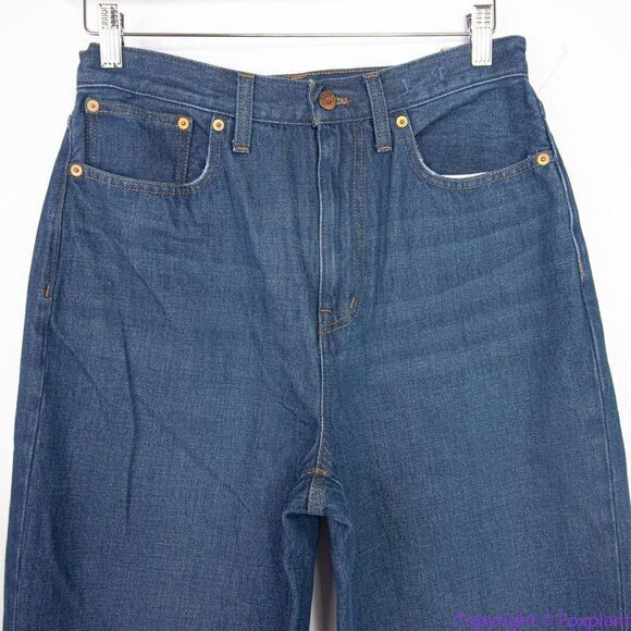 NEW Madewell Baggy Straight Jeans in Dark Worn Indigo Wash, 28 - Picture 3 of 16